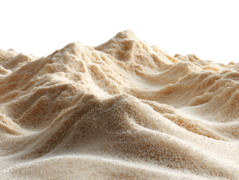 Creamy Beige Sand Dune Landscape Abstract Texture - Powered by Adobe