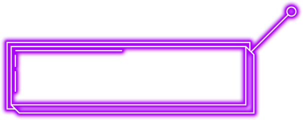 Neon Purple Digital Callout Futuristic