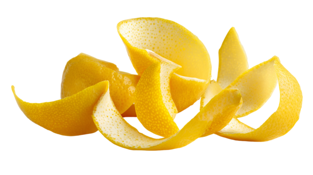 Lemon peels citrus fruit zest yellow bright
