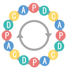 PDCAサイクルのイラスト