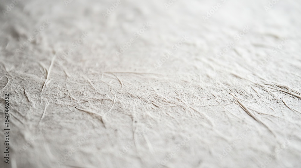 Poster close-up view of natural textured paper surface showcasing unique fibers and light patterns perfect 