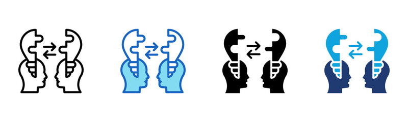 Problem Solving icon Multi Style Vector Illustration