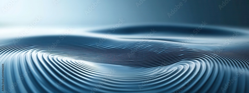 Poster abstract blue water surface with flowing patterns and soft waves ideal for backgrounds, textures, or