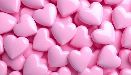pink heart background