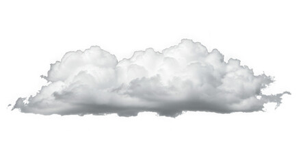 Obraz premium Large cumulus cloud formation isolated on transparent background