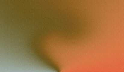 Abstract earthy gradient texture: muted greens to warm oranges, subtle grain.