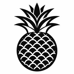 Obraz premium Pineapple isolated on white background