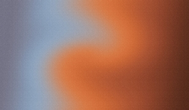Abstract Blue to Burnt Orange Gradient Texture Background