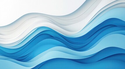 Fototapeta premium Flat horizontal gradient of blue and white with no shadows offering a clean and modern look Perfect for posters banners and web layouts