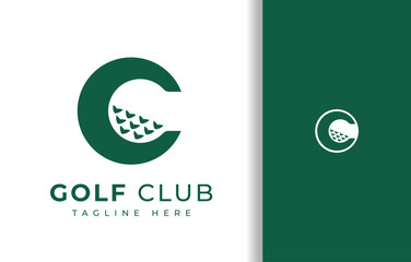 LETTER C WITH GOLF BALL LOGO