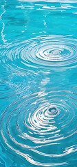 Clear turquoise water surface with sun reflections – tropical sea background