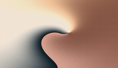 Abstract Beige, Brown, and Gray Swirl Gradient Background Texture