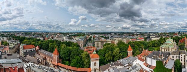 Drone ViewFlorinan Gate And Barbican