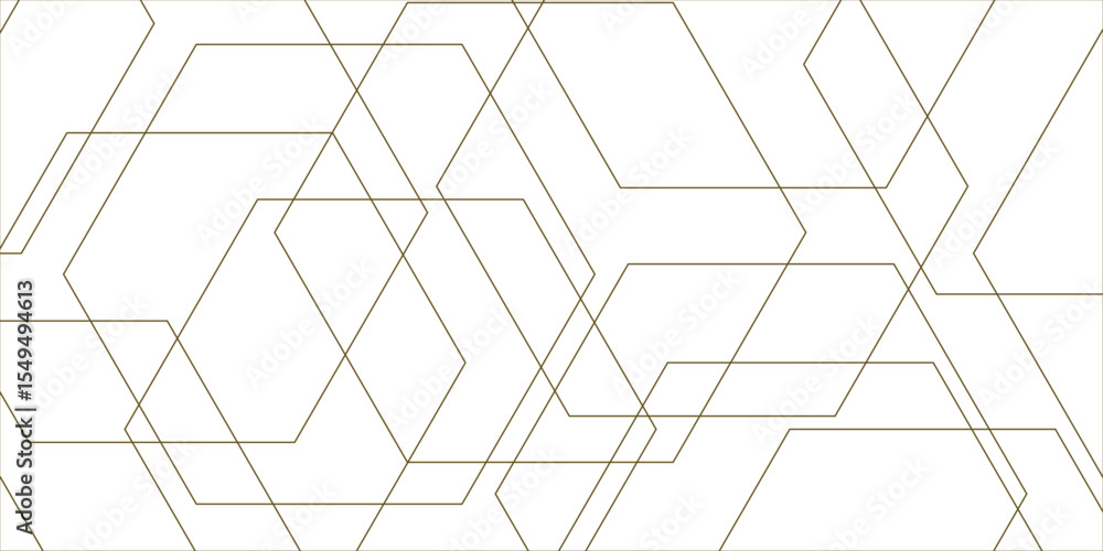 Poster clean minimalistic, and futuristic abstract background with overlapping hexagonal shapes. geometric 