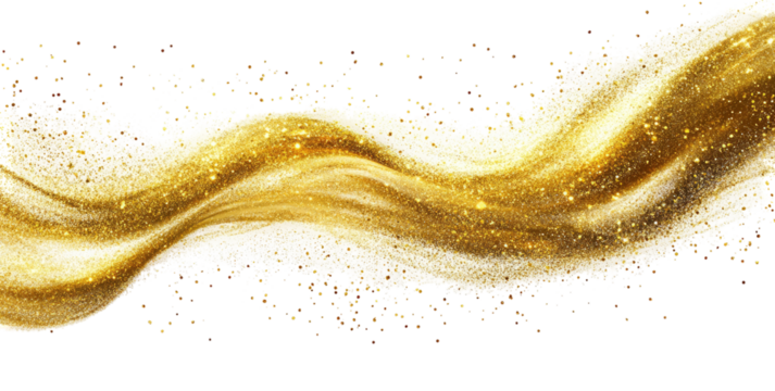 Abstract gold liquid flowing design - Powered by Adobe