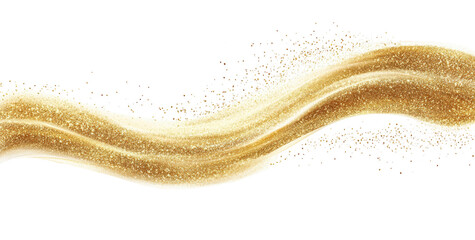 Abstract gold flowing liquid or sand