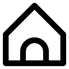 Home Icon on a transparent background