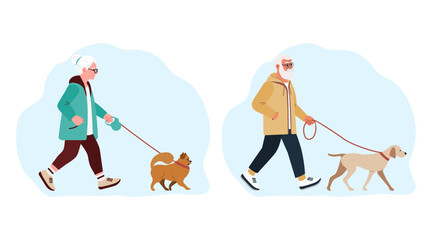 Retirement Activity Retired people Health Walk Dog