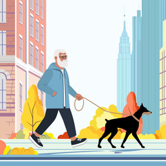 Retirement Dog Activity Retired people City Health