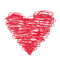 heart drawing doodling