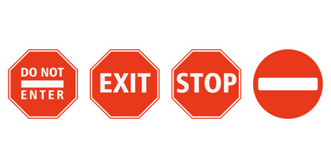stop sign vector