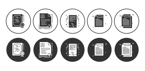 Document Icons | Sheet of Document Icons | 