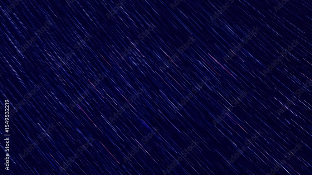 Poster diagonal lines of light trails in deep indigo