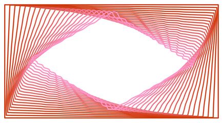 abstract red fluid line pattern with place text at middle