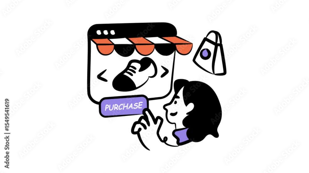 Poster purchase animation mp4 file