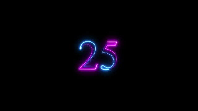 30 seconds circle countdown timer animation from 30 to 0 seconds on black background.