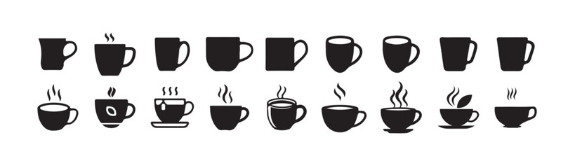 coffee cup icon. cup a coffee sign and symbol. vector illustration eps 10.