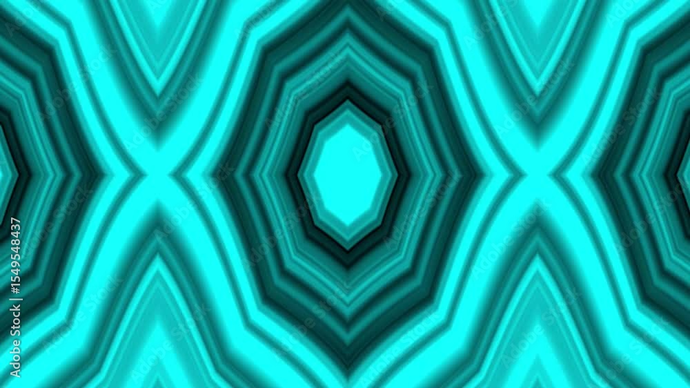 Poster abstract cyan symmetry pattern with elegant shapes and repeating forms ideal for backgrounds