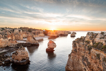 Sunrise at the Algarve Coast