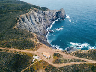 Aerial View of the Algarve Coast