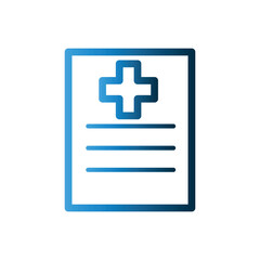 Medical Report icon template
