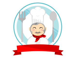 コックさんとリボン