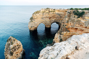 Aerial View of the Algarve Coast