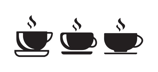 Cup of coffee, mug, tea icon Hot drink icon icons button, sign, symbol, logo,  vector illustration eps 10.