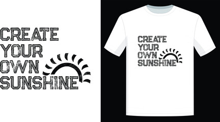 Create your own sunshine t shirt design