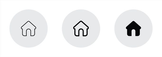 simple home icon. homepage symbol vector illustration