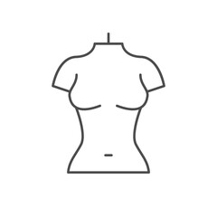 Figured candle line outline icon