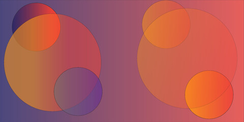 Beautiful abstract circle round gradient background design.Print