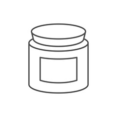 Scented candle line outline icon