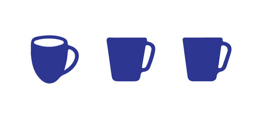 Coffee cup silhouette, coffee cup icon, vector illustration eps 10.