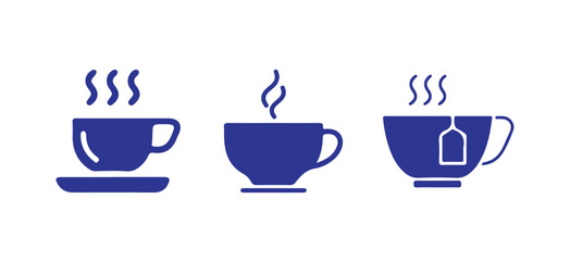 Cup of hot coffee, vector ilustration eps 10.
