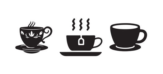 Cup of hot coffee, vector ilustration eps 10.