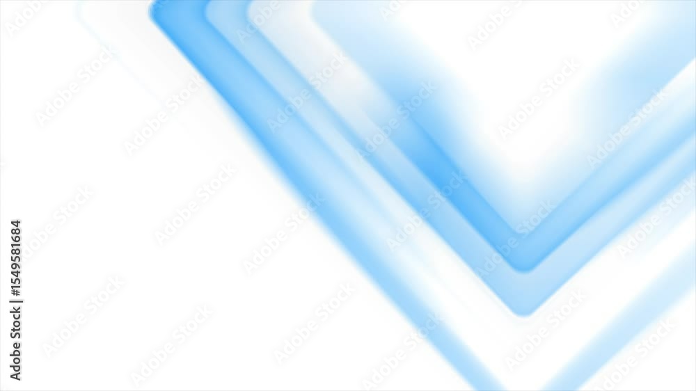Poster light blue and white smooth glossy squares abstract geometric background. seamless looping futuristi