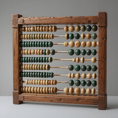 Chinese wooden abacus