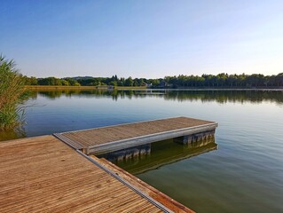 pier on the lake
