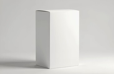 Naklejka premium Floating empty white boxes mock up for cosmetic products, white blank packages in air. Branding, place for text, logo, design